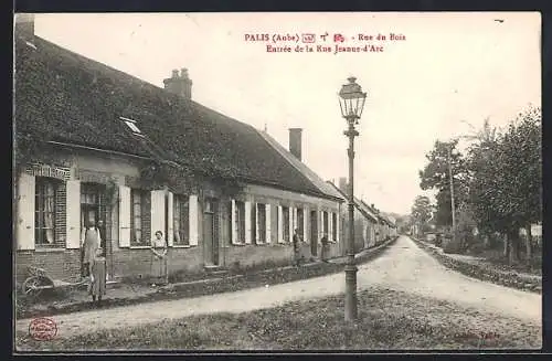 AK Palis, Rue du Bois et entrée de la Rue Jeanne d`Arc