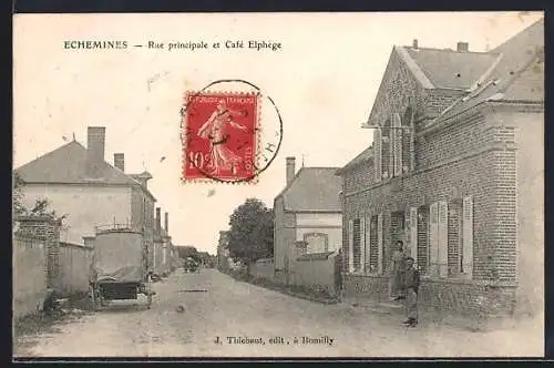 AK Echemines, Rue principale et Café Elphège