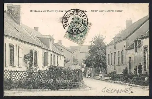 AK Gelannes, Cour Saint-Barthélémy et maisons de village