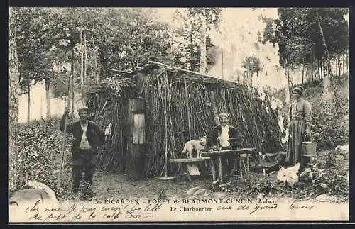 AK Beaumont-Cunfin, Le Charbonnier et sa cabane en bois
