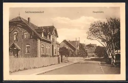 AK Salzhemmendorf, Blick in Hauptstrasse