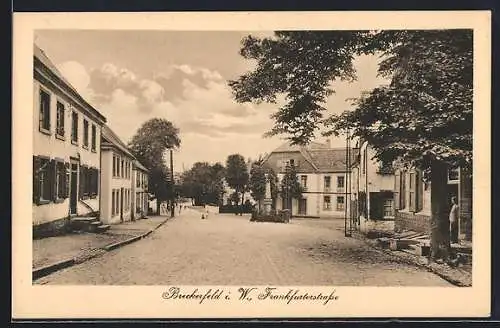 AK Breckerfeld i. W., Blick in die Frankfurterstrasse