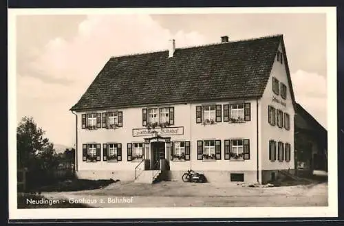 AK Neudingen, Gasthaus zum Bahnhof
