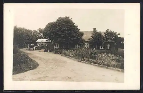 Foto-AK Neukirchen / Steinbergkirche, Blick in den Ort