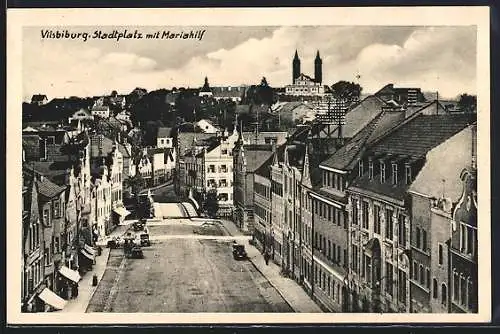 AK Vilsbiburg, Stadtplatz mit Mariahilf