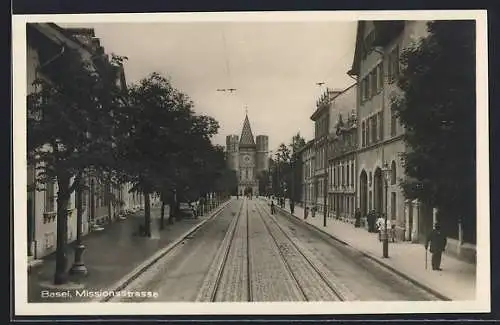 AK Basel, Partie mit der Missionsstrasse