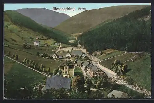 AK Petzer / Pec pod Snezkou, Gesamtansicht