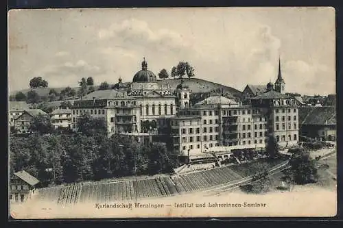 AK Menzingen, Blick auf Institut und Lehrerinnen-Seminar
