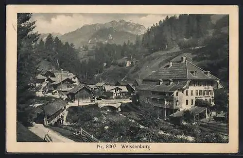 AK Weissenburg, Blick auf die Ortschaft