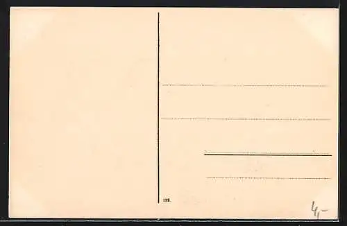 AK Basel, Häuserpartie am Rhein