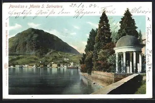 AK Paradiso, Ortsansicht mit Monte S. Salvatore