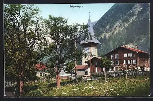 AK Meyringen, Ortspartie mit Kirche