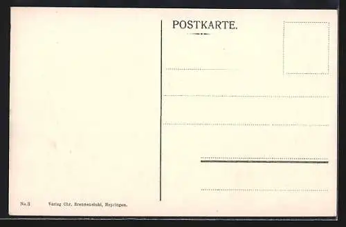 AK Meyringen, Ortspartie mit Kirche