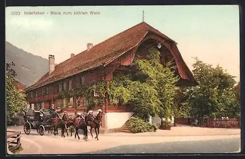 AK Interlaken, Haus zum kühlen Wein