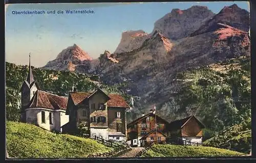 AK Oberrickenbach, Motiv mit den Wallenstöcken