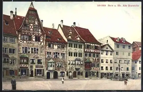 AK Stein a. Rh., Alte Bauwerke, Ortszentrum