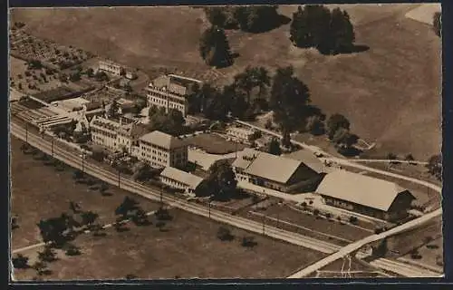 AK Siviriez, Institut St. Nicolas, Fliegeraufnahme