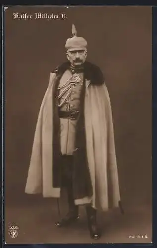 AK Kaiser Wilhelm II. in Uniform