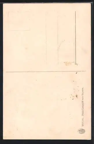 AK Prinz Leopold von Bayern in Uniform mit Pickelhaube