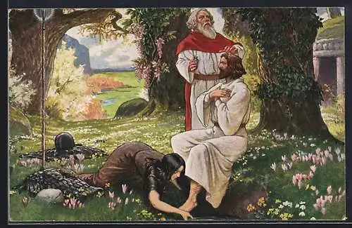 AK Parsival, 4. Parsival begegnet Gurnemanz