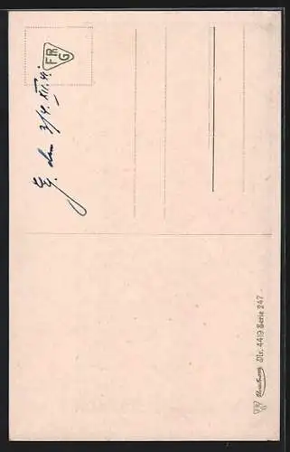 AK Abschieds Parzivals von seiner Mutter