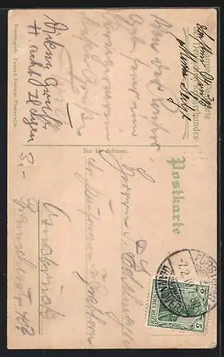 AK Kaiserin Auguste Victoria von Preussen mit Perlenkette