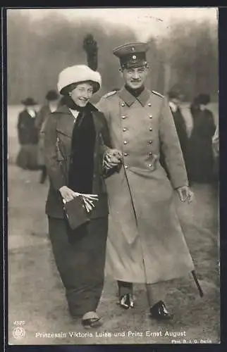 AK Prinzessin Victoria Louise und Prinz Ernst August