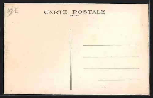AK Mailly-le-Camp, Montage florale avec vue intégrée et message de salutation