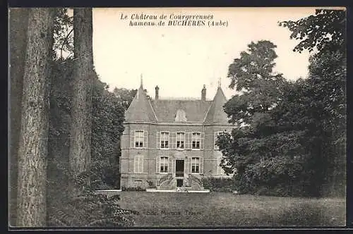 AK Buchères, Le Château de Courgerennes dans un cadre boisé