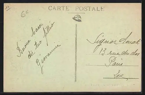 AK Clérey, Pont sur la Seine