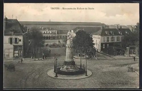 AK Troyes, Monument des Enfants de l`Aube