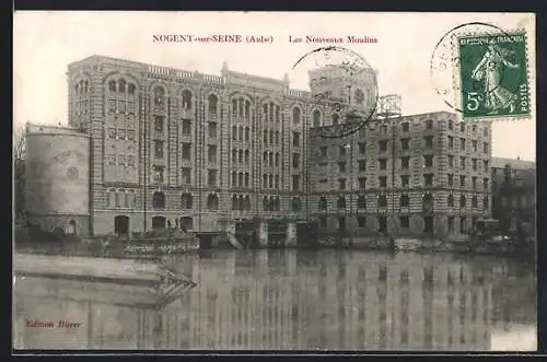 AK Nogent-sur-Seine, Les Nouveaux Moulins