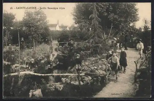 AK Sainte-Savine, Jardin Botanique Alpin