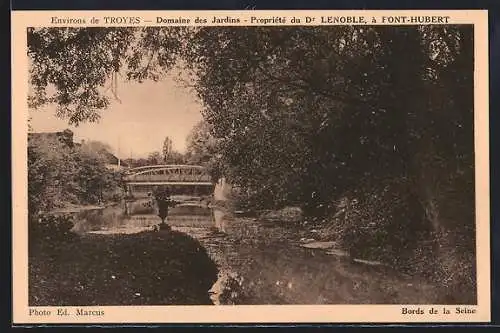 AK Pont-Hubert, Domaine des Jardins, Bords de la Seine