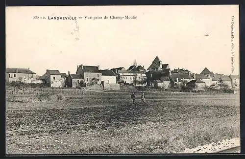 AK Landreville, Vue prise de Champ-Moulin