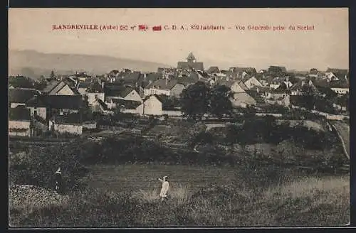 AK Landreville, Vue Générale prise du Suchet