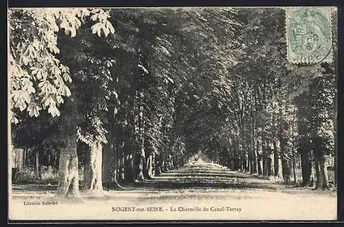 AK Nogent-sur-Seine, La Charmille du Canal-Terray