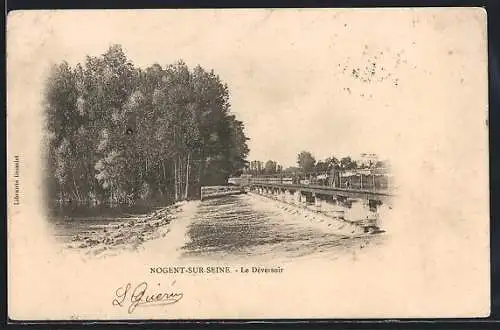 AK Nogent-sur-Seine, Le Déversoir