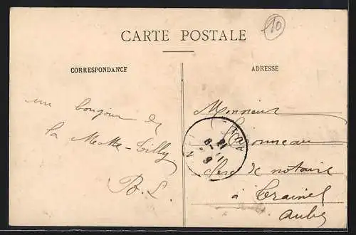 AK Nogent-sur-Seine, Château de La Motte-Tilly sous Louis XV, restauré en 1911