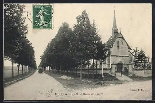 AK Piney, Chapelle et Route de Troyes