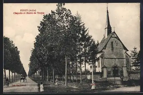 AK Piney, Chapelle et Route de Troyes