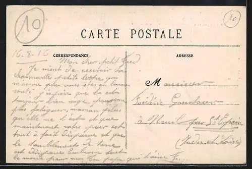 AK Lhuître, Église, XIIe au XVIe siècle, Facade Sud et Portail Occidental