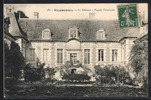 AK Villemereuil, Le Château, Facade Principale