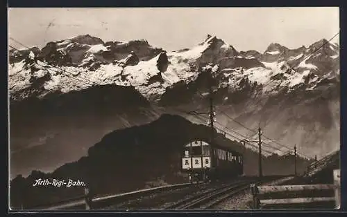 AK Rigi-Kulm, Partie der Arth-Rigi-Bahn
