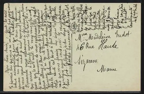 AK Épernay, la Rue du Commerce