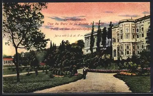 AK Constantinopel, Park an der Serail-Spitze