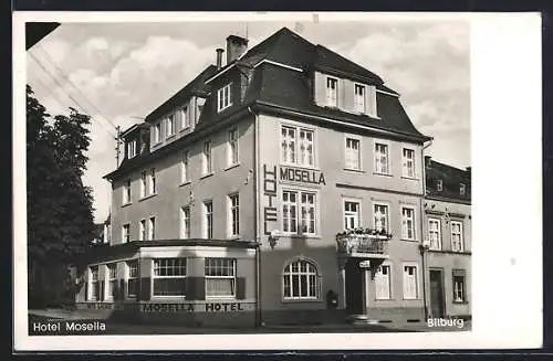 AK Bitburg, Hotel und Weinhandlung Mosella, Inh. Wtwe. Heinrich Kaufmann