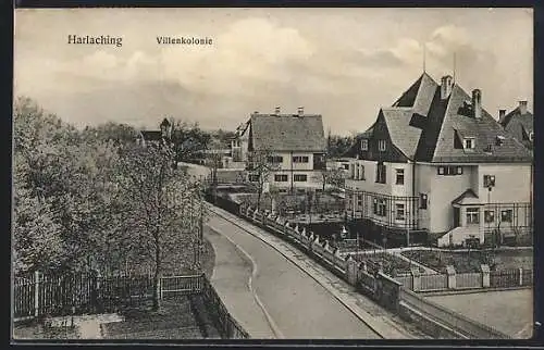 AK München-Harlaching, Villenkolonie