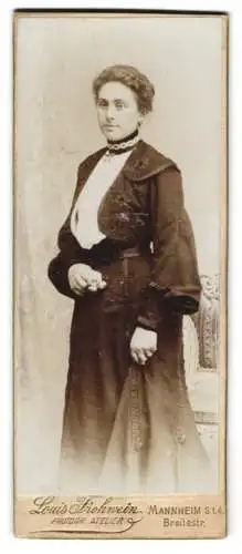 Fotografie Louis Frohwein, Mannheim, Breitestr., Porträt einer Dame