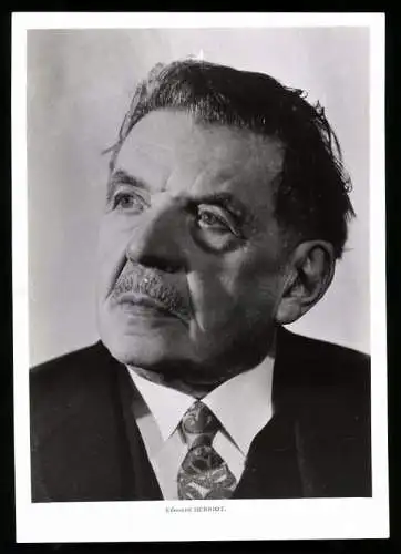 Fotografie Portrait Edouard Herriot, Präsident des Ministerrates der Französischen Republik